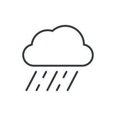 rain vector icon