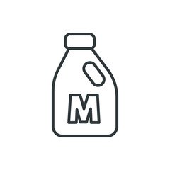 milk vector icon