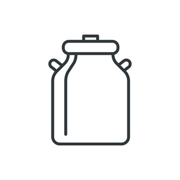 Milk Can Vector Icon