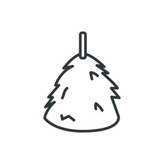 hay vector icon
