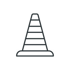 border cone vector icon