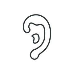 ear vector icon