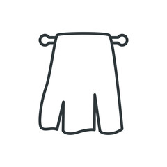 towel vector icon