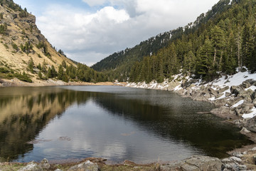 Sukhato lake. Mountain lake in , Rila range, Bulgaria