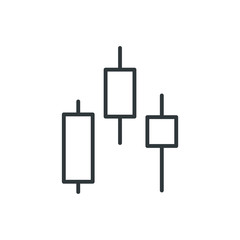 japanese chart vector icon