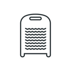 washboard vector icon