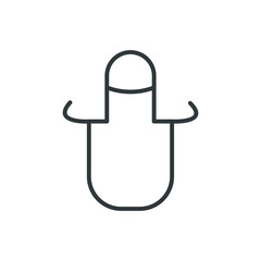 apron vector icon