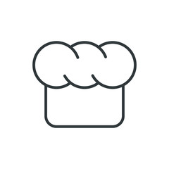 cook hat vector icon