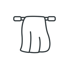 kitchen towel vector icon
