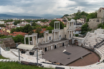 Roman theatre of Philippopolis in Plovdiv, Bulgaria