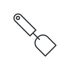 kitchen spatula vector icon