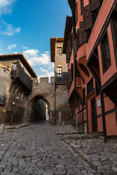 Hisar Kapia - Ancient Gate in Plovdiv old town, Bulgaria -