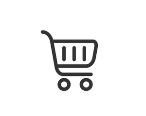 shopping cart icon vector