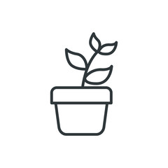 seedling vector icon