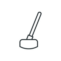 hoe vector icon