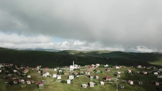 Drone footage of Sultan Murat Yayla in Trabzon, Turkey