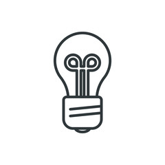 bulb vector icon