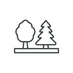 forest vector icon