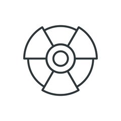 nuclear vector icon