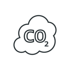 co2 vector icon