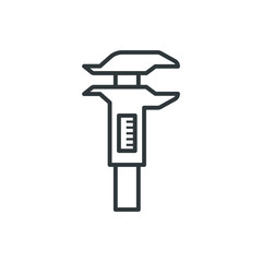 calipers vector icon