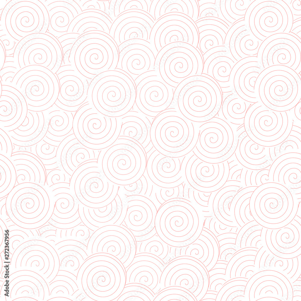 Aufkleber abstract geometric pattern with swirls . spiral shapes background. eps 10 stock vector.