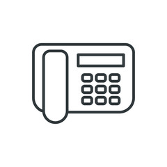 office phone vector icon
