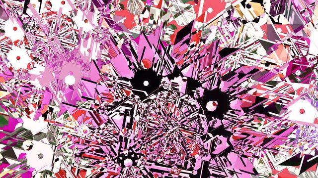 Hipster Abstract Mechanical Flowers background 