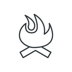 flammable vector icon