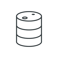 oil barrel vector icon