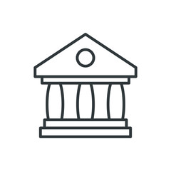 bank vector icon
