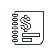 annual report vector icon