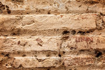 The texture of the stone wall, closeup. Background. Space for text.