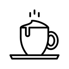 vector illustration, Beverage line style icon