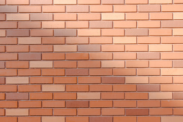 red bricks wall half shadow