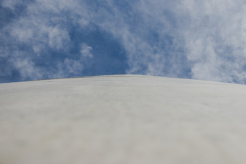 concrete pillar going to the sky