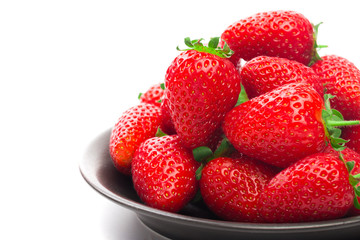 Strawberry isolated on white background. Clipping Path