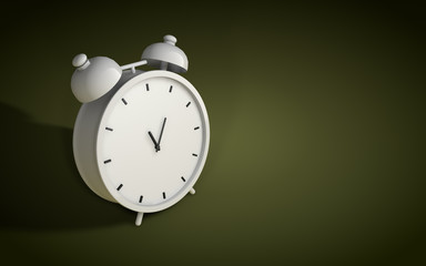 3d rendered vintage clock