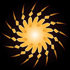 Sun Burst Design
