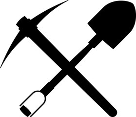Shovel And Pickaxe Icon
