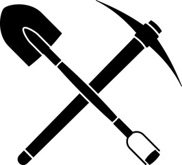 Shovel And Pickaxe Icon
