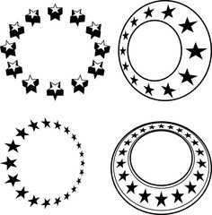Stars In Circle