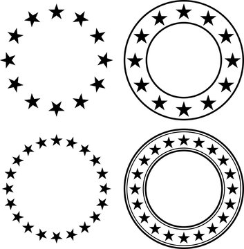 Stars In Circle