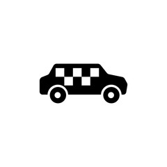 Taxi Car, Cab Vector Icon