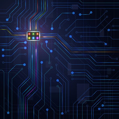 Abstract background electronic plate microchip