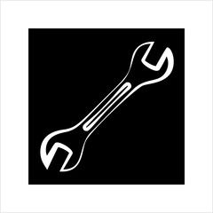 Open End Wrench Icon, Spanner