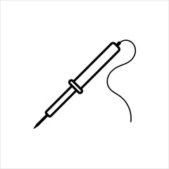 Soldering Iron Icon, Electric Soldering Iron