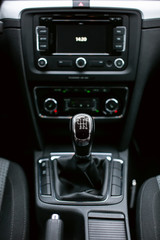 Fototapeta premium modern car interior