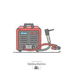 Welding Machine - Line color icon