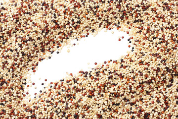 quinoa texture. quinoa background. quinoa seed. top view